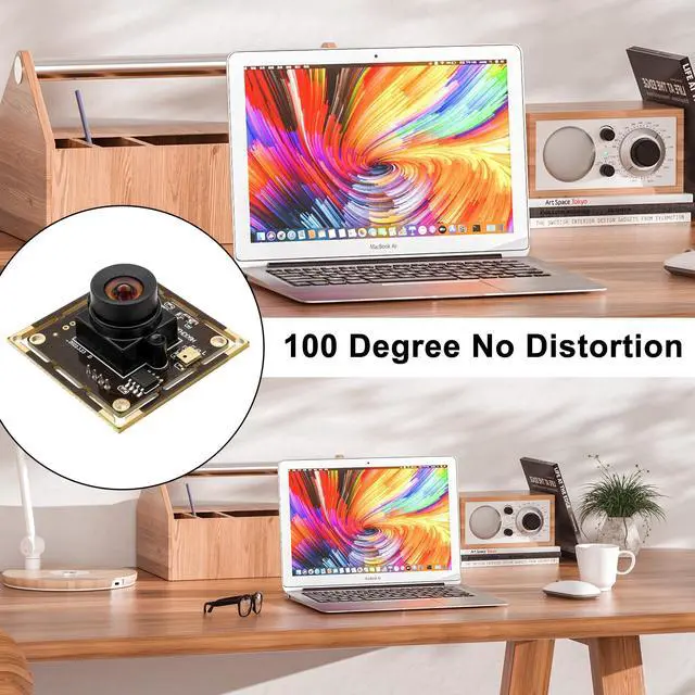 Alt view image 5 of 5 - QILOVE Low Light USB Camera H.264 1080P 30fps Wide Angle No Distortion Full HD Industrial Camera with Microphone for Laptop Windows Android Linux MacOS
