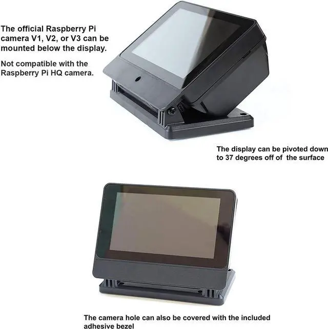 Alt view image 5 of 5 - SmartiPi Touch Pro 2 for Raspberry Pi 4 and 5 (Large - with External Micro SD Card Access)