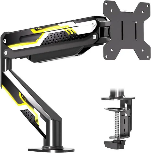 Main image of Suptek Monitor Mount Gas Spring Arm Desk Mount Stand - Fully Adjustable, Fits 32 inch Monitors, Weight Capacity up to 22 lbs (MD8WY)