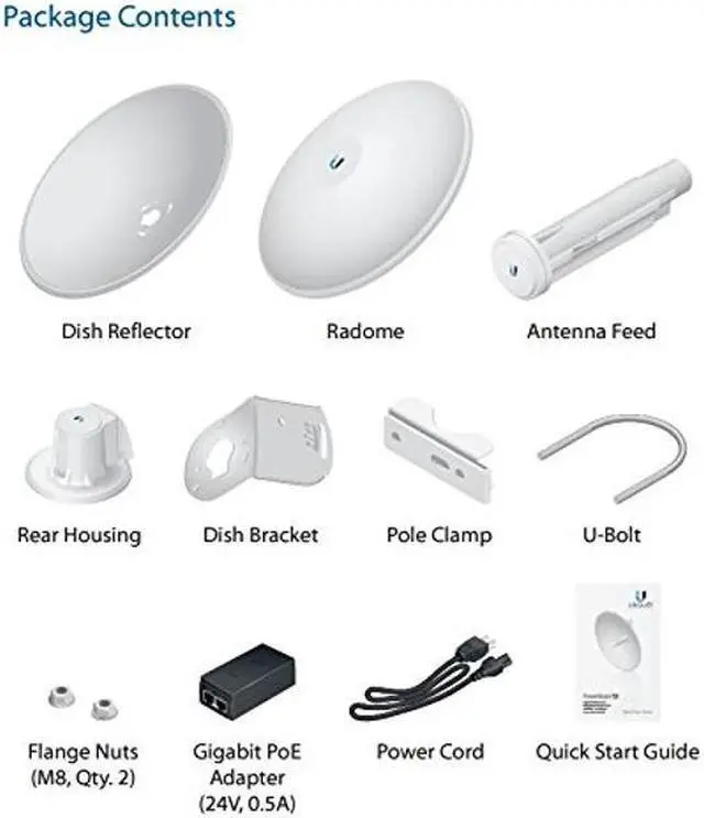 Alt view image 2 of 3 - Ubiquiti PBE-5AC-500 PowerBeam AC 5GHz 500mm 27dBi airMAX AC Bridge 25km 450Mbps