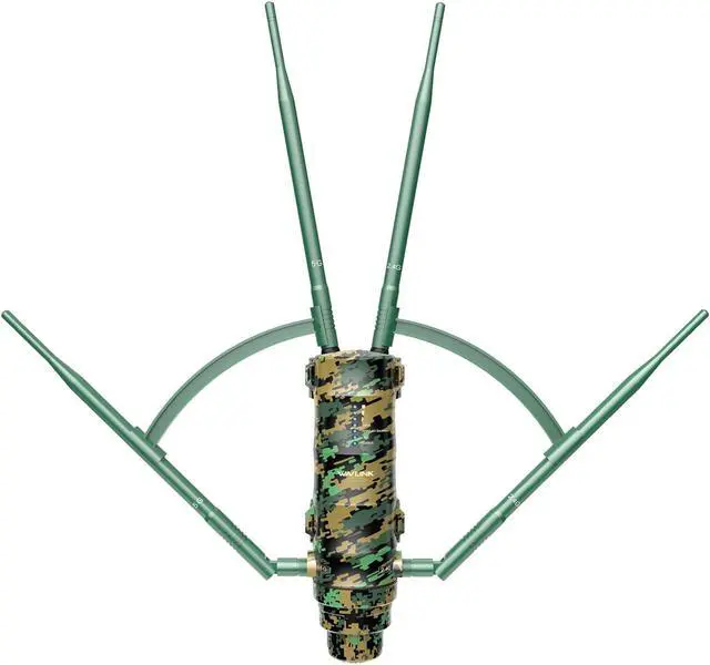 Main image of WAVLINK Outdoor WiFi Extender AC1200 Wireless Access Point with Active POE, High Power Dual Band 2.4G+5G Weatherproof Outdoor WiFi Repeater WiFi Range Extender,Mesh Extender 4x7dBi Omni Antennas