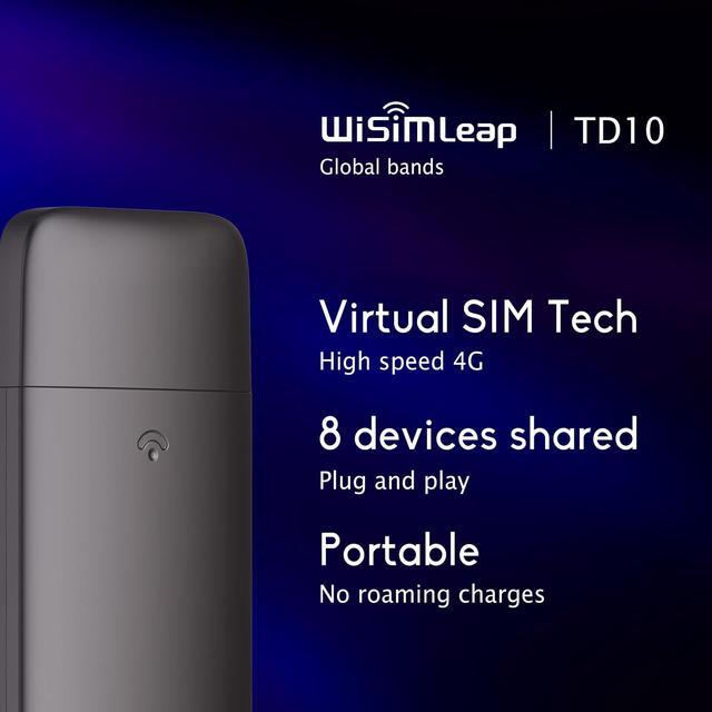 Alt view image 4 of 5 - 4G LTE Portable WiFi Hotspot for Travel No SIM Required, No Contract, Pocket Router Road Trips & Vehicles Works in 150+ Countries 20GB Data for US Plug and Play