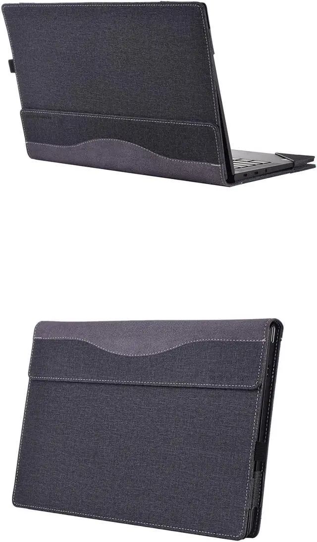 Main image of XJchen Laptop Case Compatible with Dell Inspiron 15 3511 3515 3520 3525 Vostro 15 3515 Cover Protective Notebook Skin Sleeve Detachable Pouch with Pen Holder (Black)