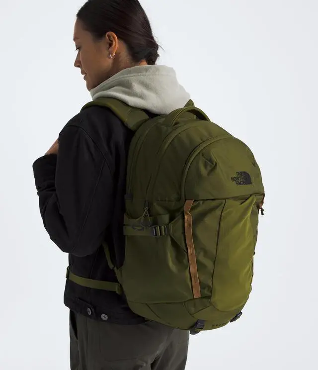 Alt view image 2 of 5 - The North Face Women's Recon Everyday Laptop Backpack - PFAS Free, Forest Olive/Utility Brown, One Size