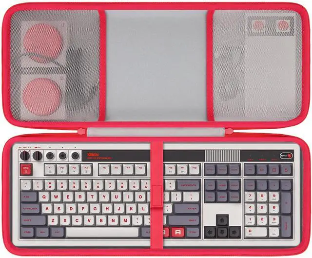 Main image of co2CREA Hard Travel Case Compatible with 8BitDo Retro 108 Mechanical Keyboard 108 Keys and Integrated Numpad
