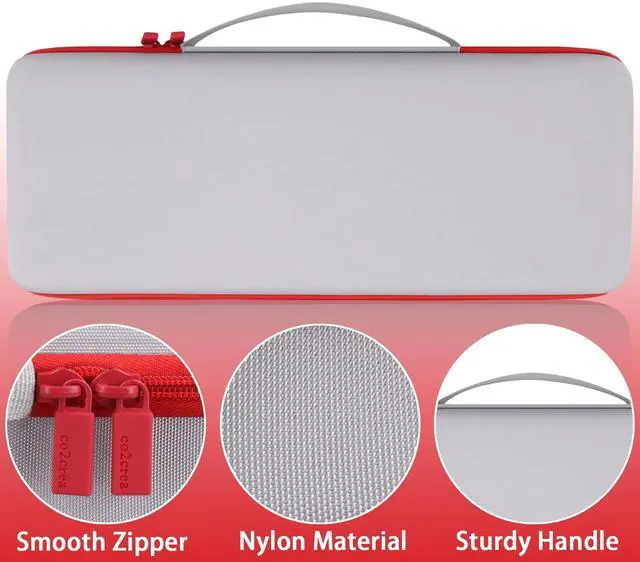Alt view image 5 of 5 - co2CREA Hard Travel Case Compatible with 8BitDo Retro 108 Mechanical Keyboard 108 Keys and Integrated Numpad