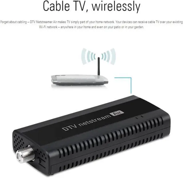 Alt view image 5 of 5 - ATSC AirTV HD Tuner, Recast OTA DVR Cable TV for Cord Cutters, for PC, Laptop, Live or Record Streaming Converter Box, Watch Live TV