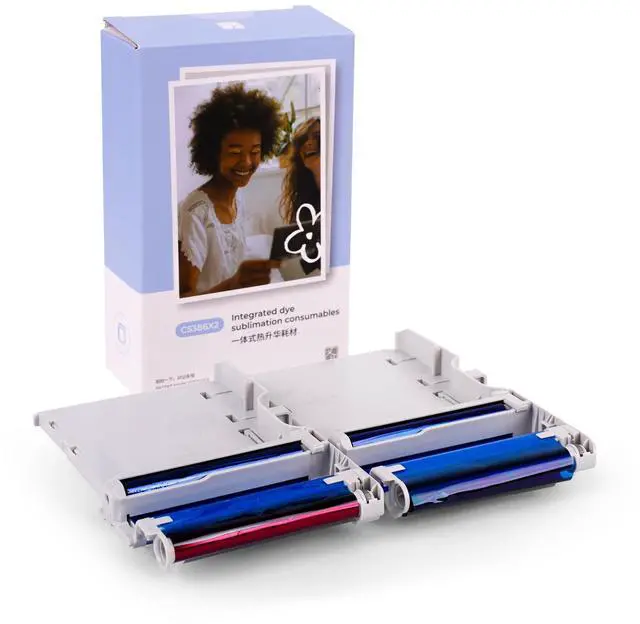 Alt view image 3 of 5 - HPRT CP2100 Portable Photo Printer-Grey (2.1 x 3.4) Initial10 Sheets & 40 Sheets Bundle