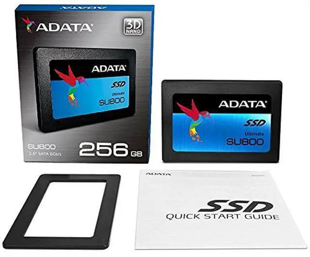 Alt view image 4 of 4 - ADATA SU800 256GB 3D-NAND 2.5 Inch SATA III High Speed Read & Write up to 560MB/s & 520MB/s Solid State Drive (ASU800SS-256GT-C)
