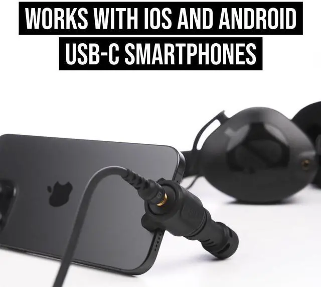 Alt view image 5 of 5 - RØDE VideoMic Me-C+ Directional Microphone for USB-C Mobile Devices (MFi Certified, iOS and Android), Perfect for Mobile Content Creation