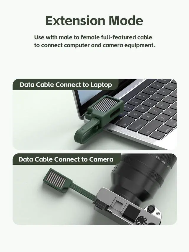 Alt view image 4 of 5 - Hagibis 2230 M.2 NVMe SSD Enclosure with Cooling Fan for iPhone 16 15 Pro Max ProRes, USB 3.2 Gen 2 10Gbps to NVMe PCI-E External M.2 SSD Case for MacBook Laptop iPad Android