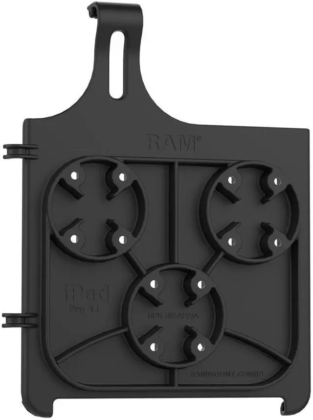 Alt view image 4 of 5 - RAM MOUNTS EZ-Roll'r Cradle for Apple iPad Pro 11" (1st - 3rd Gen) & Air 4 RAM-HOL-AP23U Compatible with RAM B 1" and C 1.5" Size Round Ball Bases