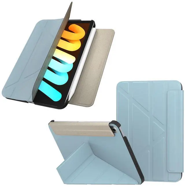 Main image of Origami for 2021 iPad mini 6 8.3" & 2024 iPad mini 7 (A17 pro) 8.3" - Exquisite Blue