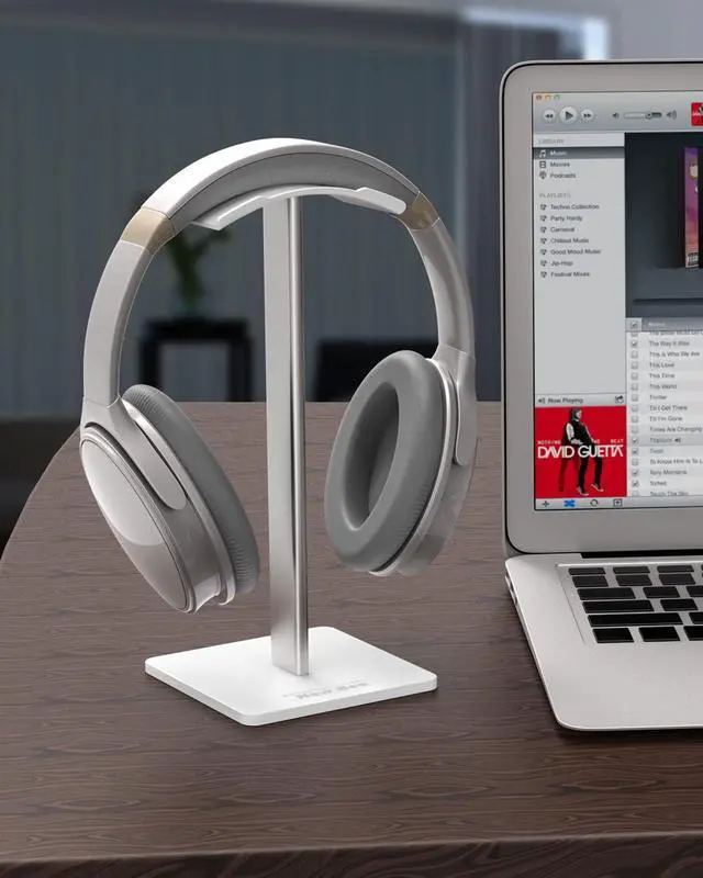 Alt view image 5 of 5 - New bee USB Headset with Microphone for PC Computer Headset & Headphone Stand