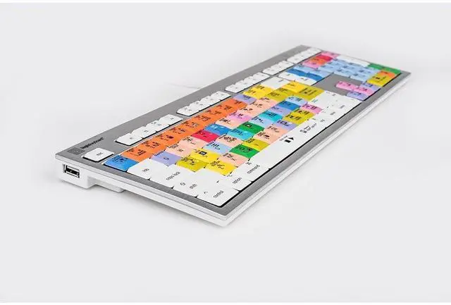 Alt view image 2 of 5 - LogicKeyboard keyboard Designed for Apple Logic Pro X Compatible with macOS - Part Number LKBU-LOGXP2-CWMU-US