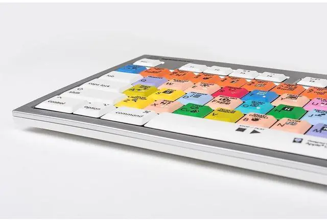 Alt view image 3 of 5 - LogicKeyboard keyboard Designed for Apple Logic Pro X Compatible with macOS - Part Number LKBU-LOGXP2-CWMU-US
