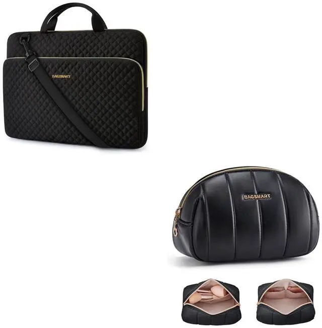 Main image of BAGSMART Protective Sleeve case + Makeup Bag