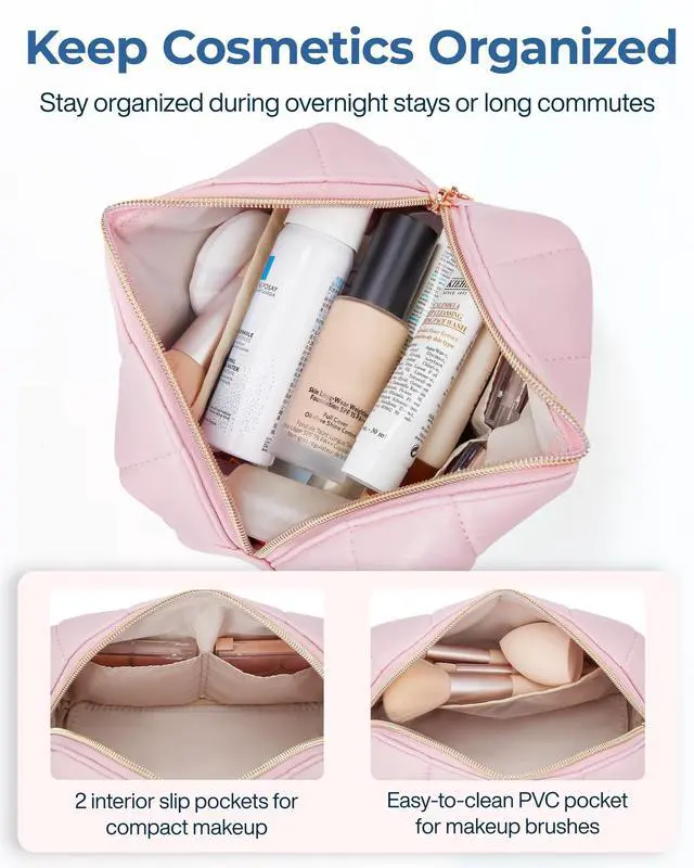 Alt view image 4 of 5 - BAGSMART Protective Sleeve case + Makeup Bag
