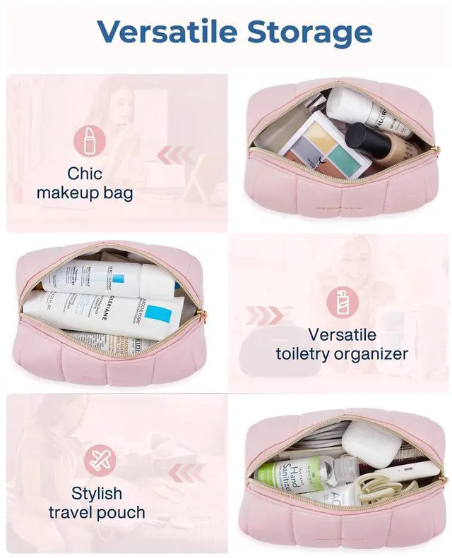 Alt view image 5 of 5 - BAGSMART Protective Sleeve case + Makeup Bag