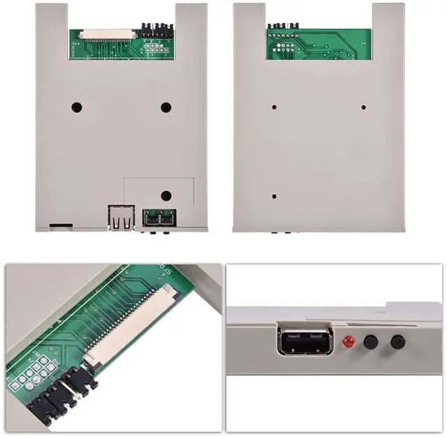 Alt view image 3 of 5 - ASHATA USB Floppy Drive Emulator for BENS Embroidery Machine with 720KB Floppy Drive, USB SSD Simulation Floppy Disk Drive Emulator, Plug and Play