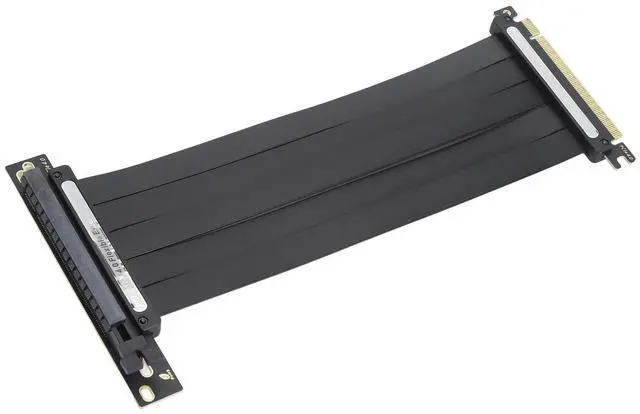 Main image of PCIe 4.0 X16 GPU Riser Cable, Flexible Right Angle Graphic Extension Cable Compatible with RTX4090 RTX3090ti RTX3090 RTX3080ti RTX3080 RTX3070ti RTX3070 (250mm)