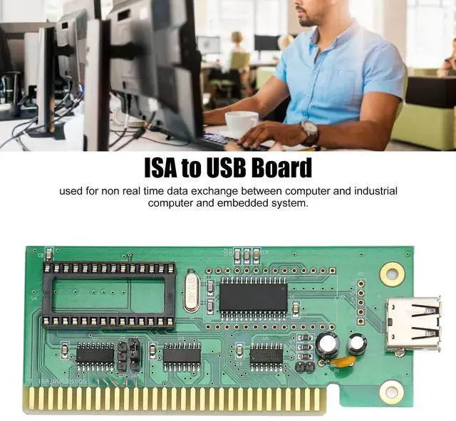 Alt view image 2 of 5 - ISA to USB Industrial Card for Windows,Stable ISA to USB Board,Plug and Play,ISA to USB Card for Industrial Computer