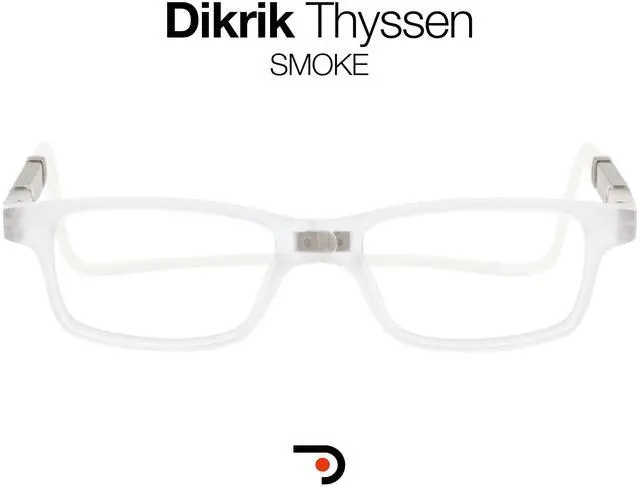 Alt view image 2 of 5 - DIDINSKY Reading Glasses with Magnets and Anti Blue Light Filter. Magnetic Readers for Men and Women with Anti-Reflective Lenses. Smoke +2.5  DIKRIK THYSSEN