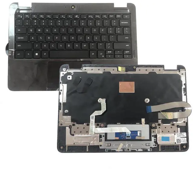 Main image of D-KXCPELE Replacement Top Cover Upper Case Palmrest Keyboard for Dell Latitude 11 3140 Assembly Part 04T5PG 4T5PG (Palmrest+Keyboard+Touchpad)