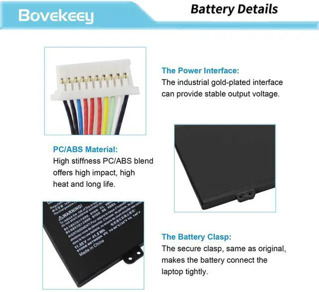 Alt view image 5 of 5 - SG03XL Battery 849048-421 11.55V 41.5W for HP Envy M7 M7-U011DX M7-U105DX 17-u108ca 17-u110nr 17-u153nr 17-u163cl 17-u175nr 849315-856 849314-850 849315-850 SG03041XL SG03061XL W2K88UA W2K91UA