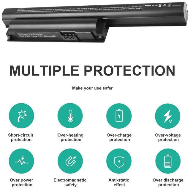 Alt view image 4 of 5 - Futurebatt BPS26 New Laptop Battery fit Sony VAIO VGP-BPS26 VGP-BPL26 VGP-BPS26A PCG-61A12L PCG-61A13L PCG-61A14L PCG-71713L PCG-71912L PCG-71913L