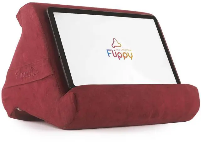 Main image of Flippy Tablet Pillow Stand - Cushion Tablet Stand & Holder, Bed Support for Lap and Desk, Compatible with Phone & Book Reading: Kindle, iPad Pro, iPhone & Samsung - Nebbiolo
