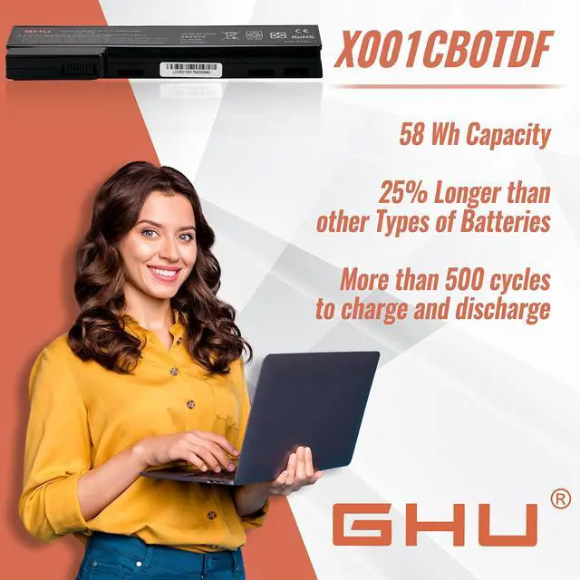 Alt view image 5 of 5 - GHU New Laptop Battery 58 WH Replacement for CC06 CC06xl QK642AA 628666-001 628668-001 628668001 628670-001 628369-421 CC09 628664-001 Compatible for HP Probook 6560B 6570B 6460B 6470B 6360B