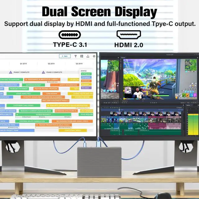 Alt view image 5 of 5 - HEIGAOLAPC Mini PC, 12th Gen Alder Lake- N100(up to 3.4GHz), 16GB RAM 512GB eMMC, Fanless Mini Desktop, Type-C 3.1, Dual LAN 2.5G Ethernet, Dual Display 4K 60Hz, WiFi BT 5.2 for Business Home Office