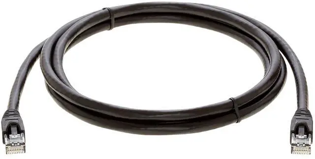 Alt view image 5 of 5 - InstallerParts Ethernet Cable CAT6A Cable UTP Booted 50 FT - Black - Professional Series - 10Gigabit/Sec Network/High Speed Internet Cable, 550MHZ