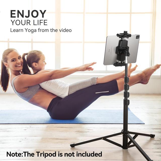 Alt view image 5 of 5 - KDD iPad Tripod Mount Adapter and Airplane Tablet Holder Mount