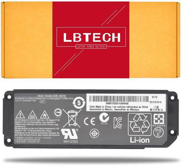 Main image of LBTECH 088796 088789 088772 Compatible Battery Replacement for SoundLink Mini II Two 2 Soundlink Mini 2 Bluetooth Speaker 7.4V 2330mAh 17Wh