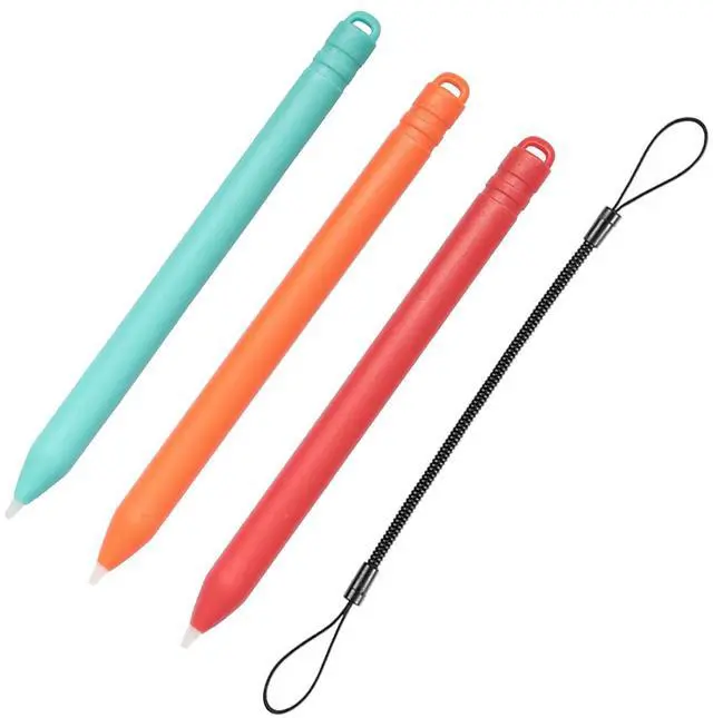 Alt view image 2 of 5 - 15Inch Colorful LCD Writing Tablet Blue & 3 Pack Stylus Pens(Random Colorful) and 1 Lanyard
