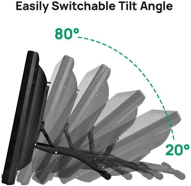 Alt view image 3 of 5 - Parblo PR120 Drawing Tablet Stand,for 13.3 to 32 inches Drawing Monitor Graphic Drawing Tablet