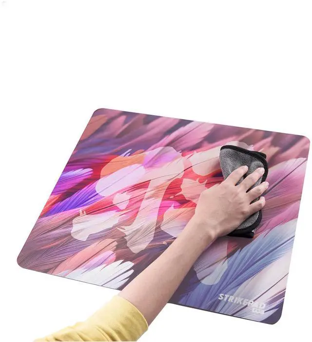 Alt view image 2 of 5 - Gaming Mouse Pad and Large Desk Mat, Waterproof Speed Mousepad, Non-Stitched Edges, Transformation Pattern, Durable Mouse Mat for Office and Gaming, FANTECH STRIKEPAD (Red, 19.3L*16.6W inches)
