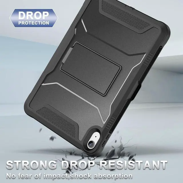 Alt view image 4 of 5 - Soke Rugged Protective Case Bundle with Slim Hard Back Cover for 2022 iPad 10th Gen