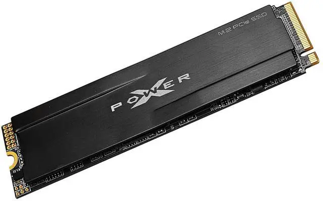 Alt view image 2 of 3 - Silicon Power 2TB UD90 NVMe 4.0 Gen4 PCIe M.2 SSD R/W up to 5,000/4,800 MB/s with Heatsink (SP02KGBP44UD9005AC)