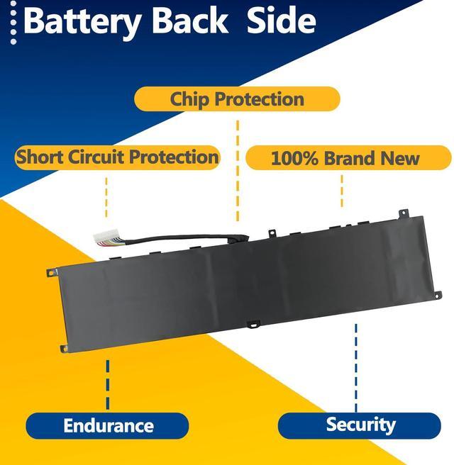 Alt view image 4 of 5 - TAVZENL BTY-M57 65Wh Battery Replacement for MSI Vector GP76 GP66 12UG 12UH 12UGS 12UE Series MSI GP76 GP66 Leopard 11UH 11UE 11UG 10UH 10UE 10UG Series 4ICP6/35/140 15.2V 4280