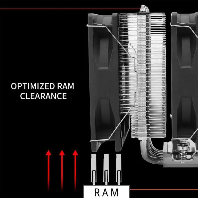Alt view image 5 of 5 - Thermalrlght Peerless Assassin 120 SE ARGB CPU Air Cooler, 6 Heat Pipes CPU Cooler, Dual 120mm TL-C12C-S PWM Fan, Aluminium Heatsink Cover, AGHP Technology, for AMD AM4 AM5/Intel 115X/1851/1200/1700.