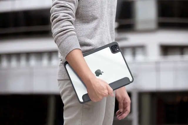 Alt view image 4 of 5 - UNIQ MOVEN Case Compatible with IPAD AIR 11 (M2-M3), Grey