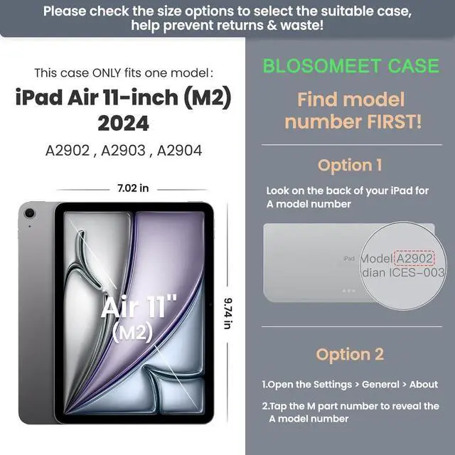 Alt view image 2 of 5 - UUcovers Crossbody Handbag Case for iPad Air 11 inch M3/M2 (2025/2024) with Pencil Holder/Shoulder Strap/Hand Strap/Card Pockets, Folio Stand PU Leather Magnetic Wallet Envelope Tablet Cover, Black