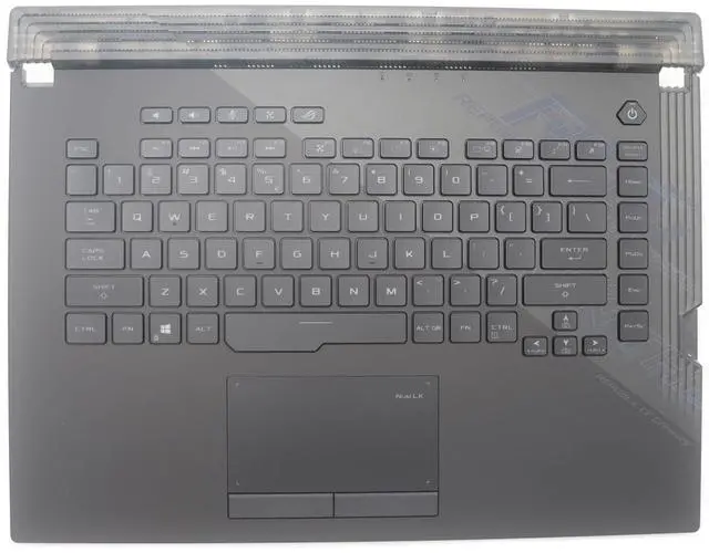 Main image of New Replacement Palmrest for Asus ROG Strix 15" G532 G532LW Upper Case with Per-Key RGB Backlit Keyboard US 90NR02T1-R31US0