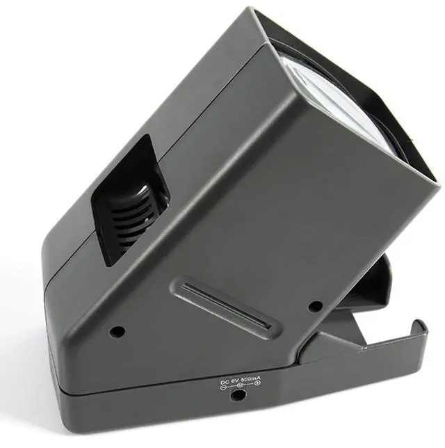 Alt view image 4 of 5 - YCCLDIPL 35mm Slide Viewer, 3X Magnification and Desk Top LED Lighted Illuminated Viewing and Battery Operation-for 35mm Slides & Positive Film Negatives(Not 4AA Batteries Included)