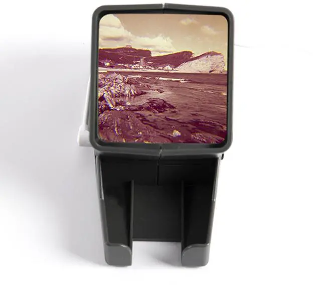 Alt view image 5 of 5 - YCCLDIPL 35mm Slide Viewer, 3X Magnification and Desk Top LED Lighted Illuminated Viewing and Battery Operation-for 35mm Slides & Positive Film Negatives(Not 4AA Batteries Included)