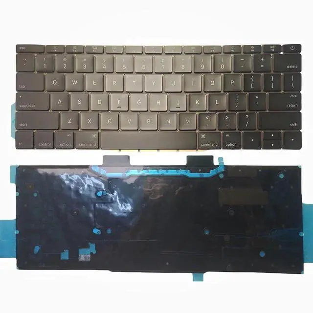 Main image of Yriellp Replacement Keyboard with Backlight and Rivet Screw and Tool Compatible with MacBook Pro 13 Inch Retina Display Model A1708 2016-2017 Year EMC 2978/3164