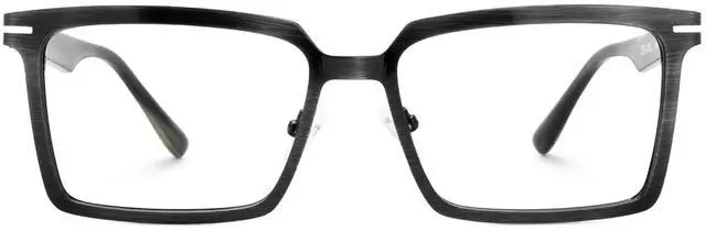 Main image of Zeelool Blue Light Glasses for Men Classic Rectangle Blue Light Blocking Glasses TV Phone Computer Gaming Glasses Sharma ZJGM883077-01 Black